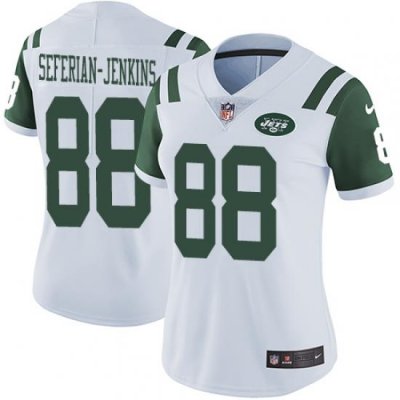 Nike Jets #88 Austin Seferian Jenkins White Womens Stitched NFL Vapor Untouchable Limited Jersey