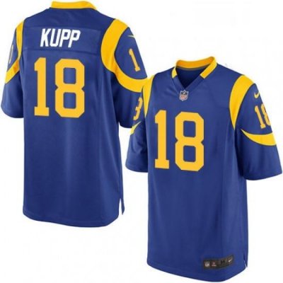 Men Nike Los Angeles Rams 18 Cooper Kupp Game Royal Blue Alternate NFL Jersey