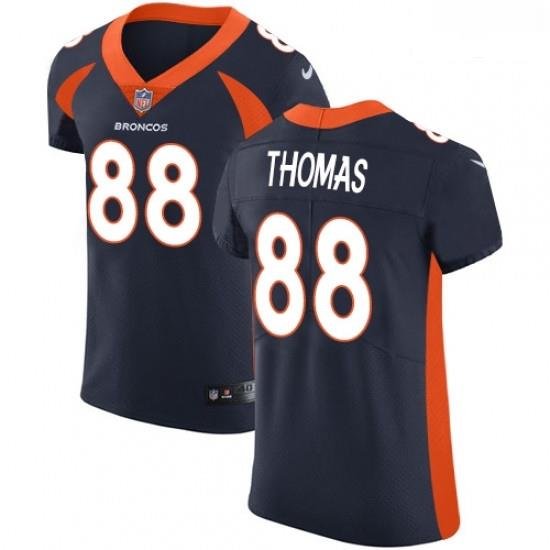 Men Nike Denver Broncos 88 Demaryius Thomas Navy Blue Alternate Vapor Untouchable Elite Player NFL Jersey