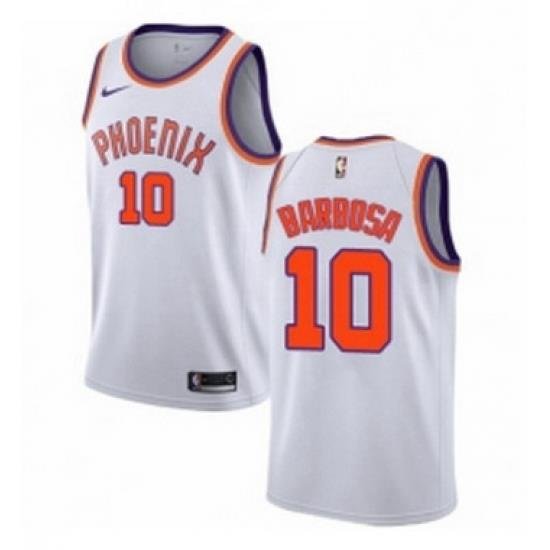 Womens Nike Phoenix Suns 10 Leandro Barbosa Authentic NBA Jersey Association Edition