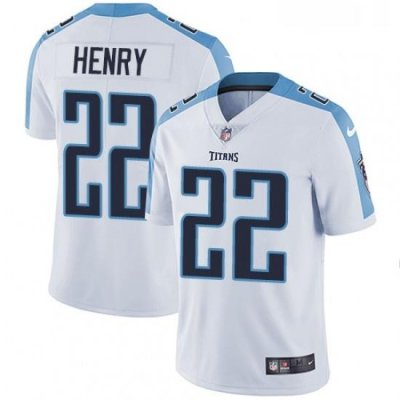 Youth Nike Tennessee Titans 22 Derrick Henry White Vapor Untouchable Limited Player NFL Jersey