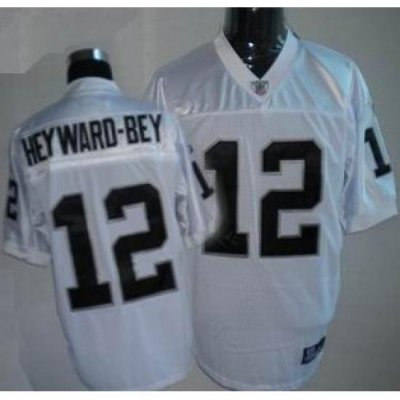 Oakland Raiders 12 Darrius HeywardBey Color White mitchellandness Jersey