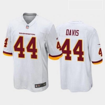 Men Washington Football Team Jamin Davis White Red 2021 Draft Jersey