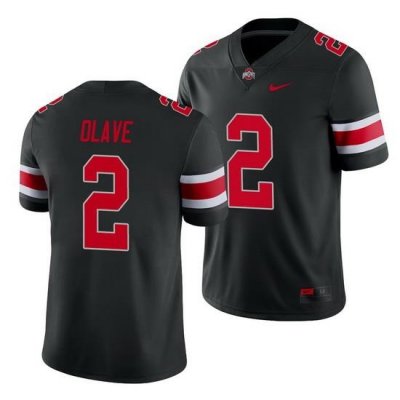 Ohio State Buckeyes Chris Olave Black Game Men'S Jersey