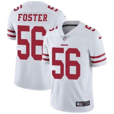 Nike 49ers #56 Reuben Foster White Mens Stitched NFL Vapor Untouchable Limited Jersey