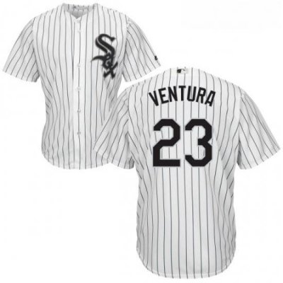 Youth Majestic Chicago White Sox 23 Robin Ventura Replica White Home Cool Base MLB Jersey