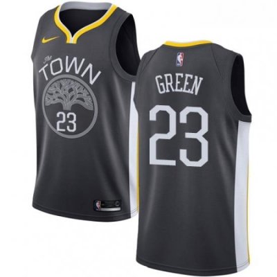 Youth Nike Golden State Warriors 23 Draymond Green Swingman Black Alternate NBA Jersey Statement Edition