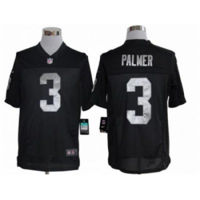 Nike Oakland Raiders 3 Carson Palmer Black Limited NFL Jersey