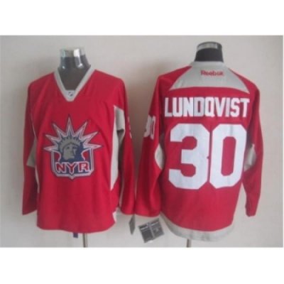 NHL New York Rangers 30 Henrik Lundqvist red Jerseys