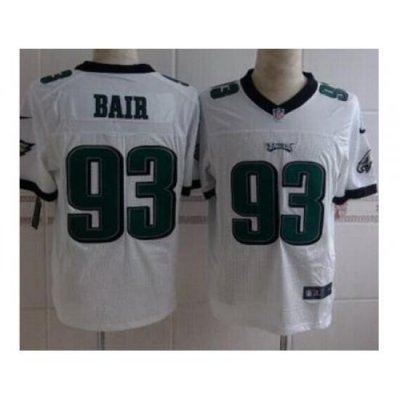 Nike Philadelphia Eagles 93 Brandon Bair White Elite NFL Jersey