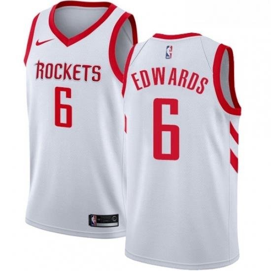 Youth Nike Houston Rockets 6 Vincent Edwards Swingman White NBA Jersey Association Edition