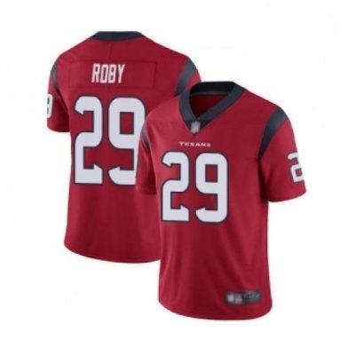 Men Houston Texans 29 Bradley Roby Red Alternate Vapor Untouchable Limited Player Football Jersey