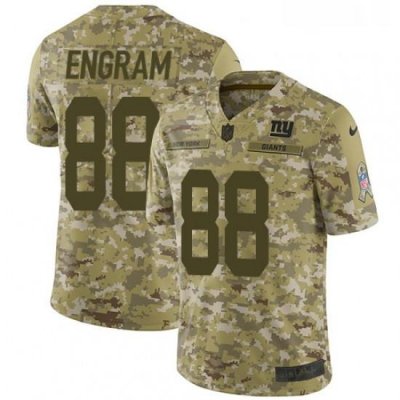 Mens Nike New York Giants 88 Evan Engram Limited Camo 2018 Salute to Service NFL Jersey