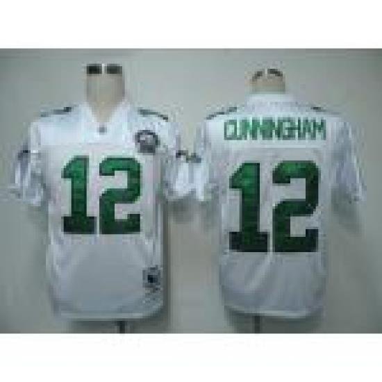 jerseys philadelphia eagles 12 cunningham throWback White