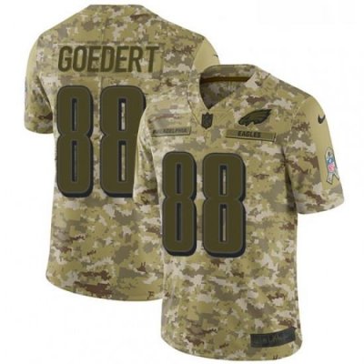 Youth Nike Philadelphia Eagles 88 Dallas Goedert Limited Camo 2018 Salute to Service NFL Jersey