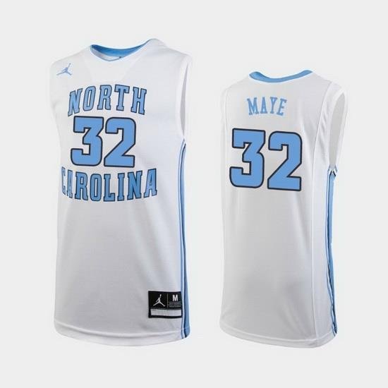 North Carolina Tar Heels Luke Maye White Replica Youth Jersey