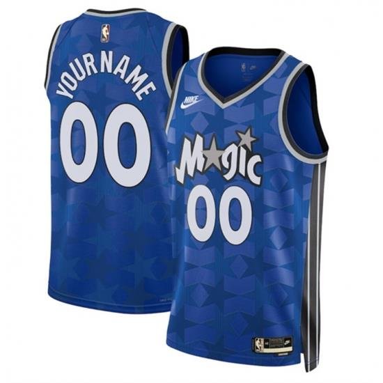 Men Women youth Orlando Magic Active Player Custom Blue 2023 24 Classic Edition Stitched Basketball Jersey