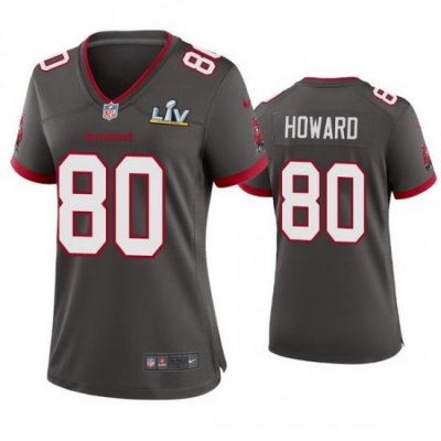 Women O.J. Howard Buccaneers Pewter Super Bowl Lv Game Jersey