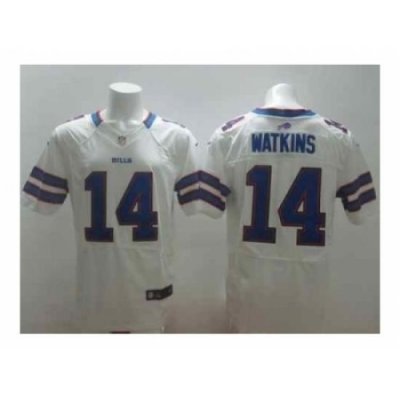 Nike Buffalo Bills 14 Sammy Watkins White Elite NFL Jersey