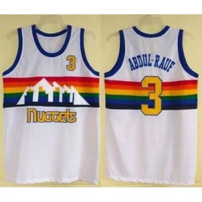 DENVER NUGGETS MAHMOUD ABDUL-RAUF ROAD CLASSICS BASKETBALL Jersey White