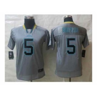 Nike Youth jerseys jacksonville jaguars #5 bortles grey[lights out]