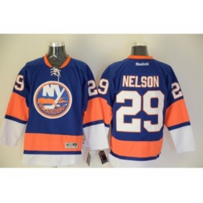 NHL New York Islanders #29 nelson blue jerseys