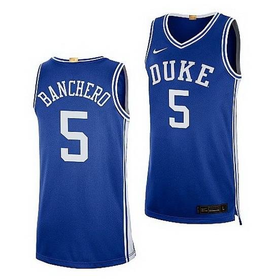 Duke Blue Devils Paolo Banchero 2022 Nba Draft Top Prospect Jersey