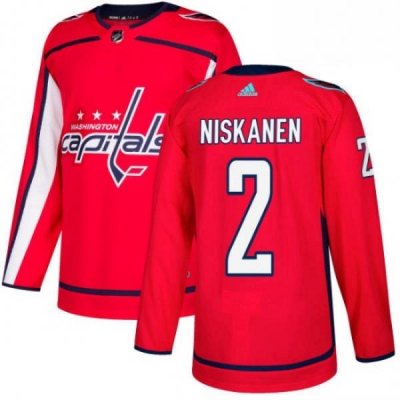 Youth Adidas Washington Capitals 2 Matt Niskanen Authentic Red Home NHL Jersey