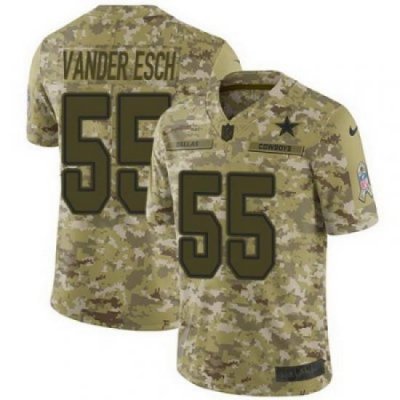 Men Cowboys 55 Vander Esch New Salute to Service Big Size Limited Jersey