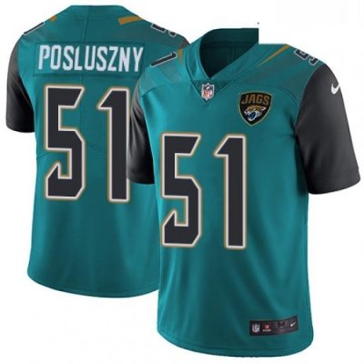 Youth Nike Jacksonville Jaguars 51 Paul Posluszny Teal Green Team Color Vapor Untouchable Limited Player NFL Jersey