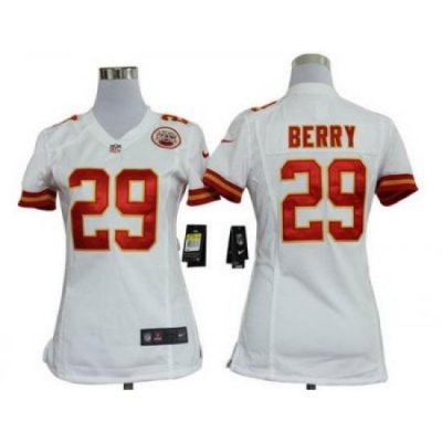 Women Nike Kansas City Chiefs 29# Berry White Jersey