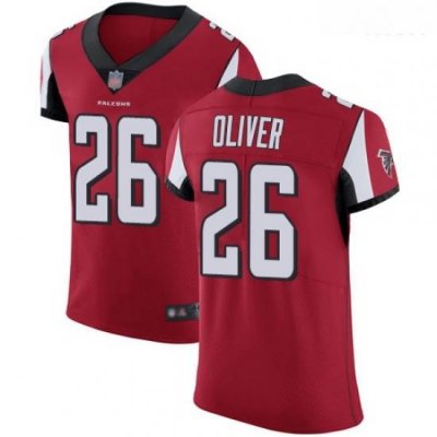 Falcons 26 Isaiah Oliver Red Team Color Men Stitched Football Vapor Untouchable Elite Jersey