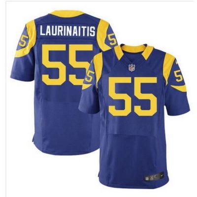 Nike Rams #55 James Laurinaitis Royal Blue Alternate Mens Stitched NFL Elite Jersey