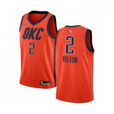 Womens Nike Oklahoma City Thunder 2 Raymond Felton Orange Swingman Jersey Earned Edition