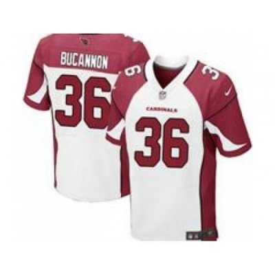 Nike Arizona Cardinals 36 Deone Bucannon White Elite NFL Jersey