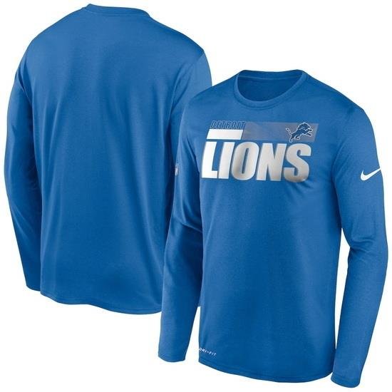 Detroit Lions Men Long T Shirt 012