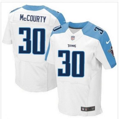 Nike Tennessee Titans #30 Jason McCourty White Mens Stitched NFL Elite Jersey