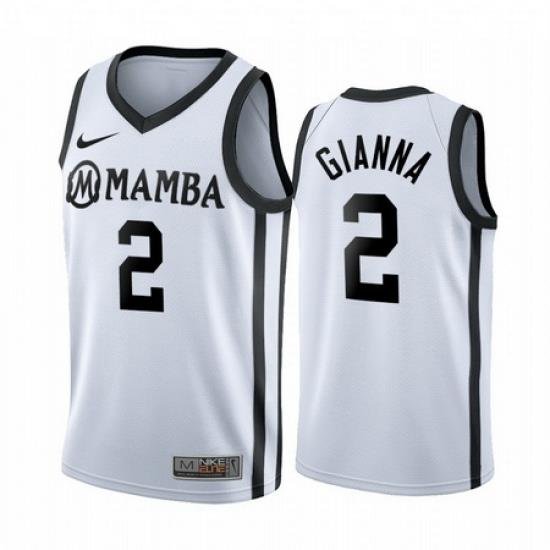 Memorial #2 Gianna Bryant Forever Mamba Jersey White