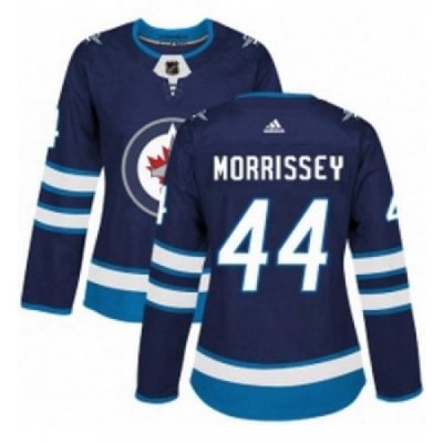 Womens Adidas Winnipeg Jets 44 Josh Morrissey Premier Navy Blue Home NHL Jersey