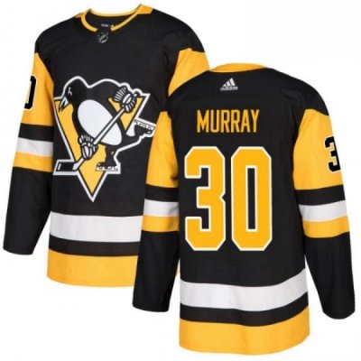 Mens Adidas Pittsburgh Penguins 30 Matt Murray Premier Black Home NHL Jersey