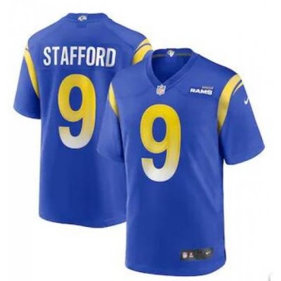 Men Rams Matthew Stafford Blue Vapor Limited Jersey