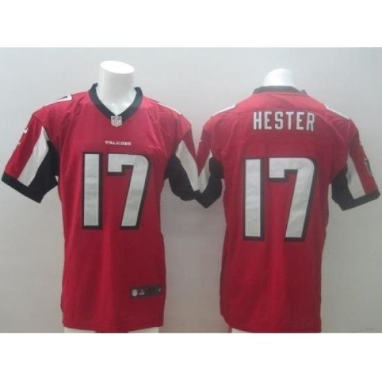 Nike Atlanta Falcons 17 Devin Hester Red Elite NFL Jersey