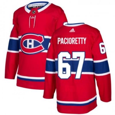 Youth Adidas Montreal Canadiens 67 Max Pacioretty Authentic Red Home NHL Jersey