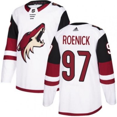 Men Adidas Arizona Coyotes 97 Jeremy Roenick White Stitched NHL Jersey III