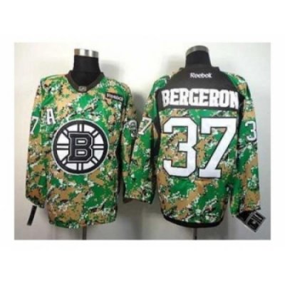 NHL Jerseys Boston Bruins #37 Bergeron Camo Jerseys[patch A]