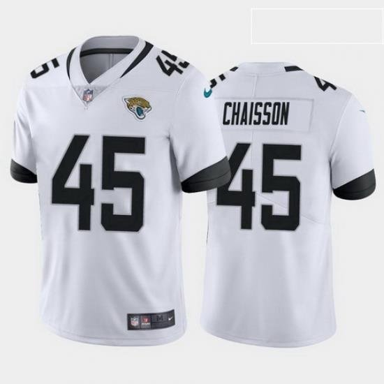 men k'lavon chaisson jacksonville jaguars white vapor limited jersey