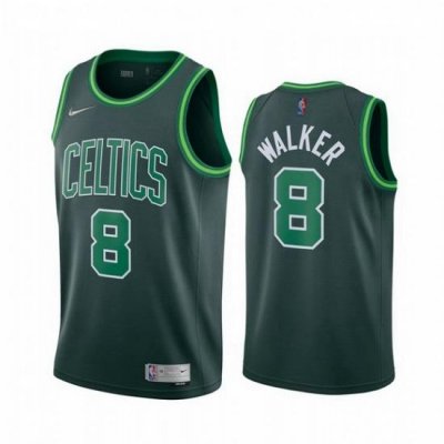 Men Boston Celtics 8 Kemba Walker Green NBA Swingman 2020 21 Earned Edition Jersey