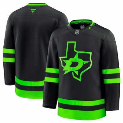 Men Dallas Stars Blank Black 2024 25 Alternate Stitched Hockey Jersey