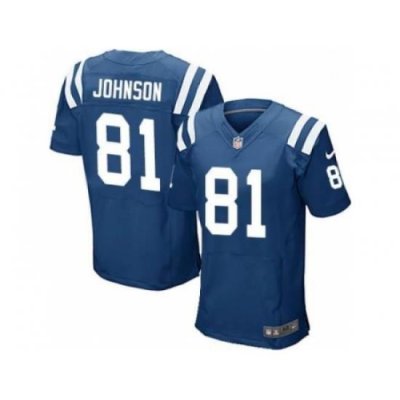 Youth Nike Indianapolis Colts 81 Andre Johnson Blue NFL Jersey