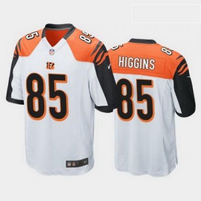 men tee higgins cincinnati bengals white game jersey